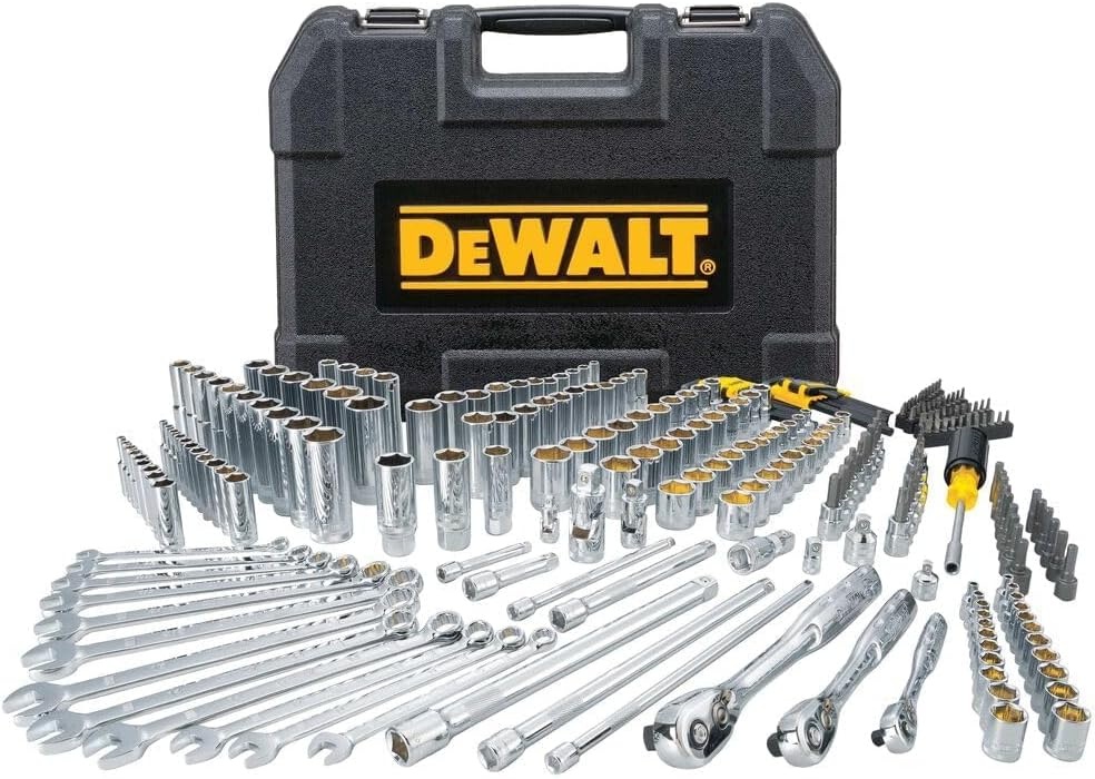 image:imageDEWALT Socket Set 14 38 12 Drive SAEMetric 264Piece Mechanic Tool Set DWMT82835