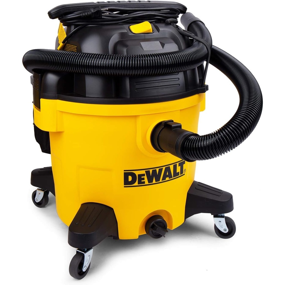image:imageDEWALT 10 Gallon Poly Wet Dry Vacuum 55 HP Shop Vacuum 120V 90 CFM for Jobsite Work Shop Comerical Area GarageWarehouse etc 10 Ft Cord Model DXV10P
