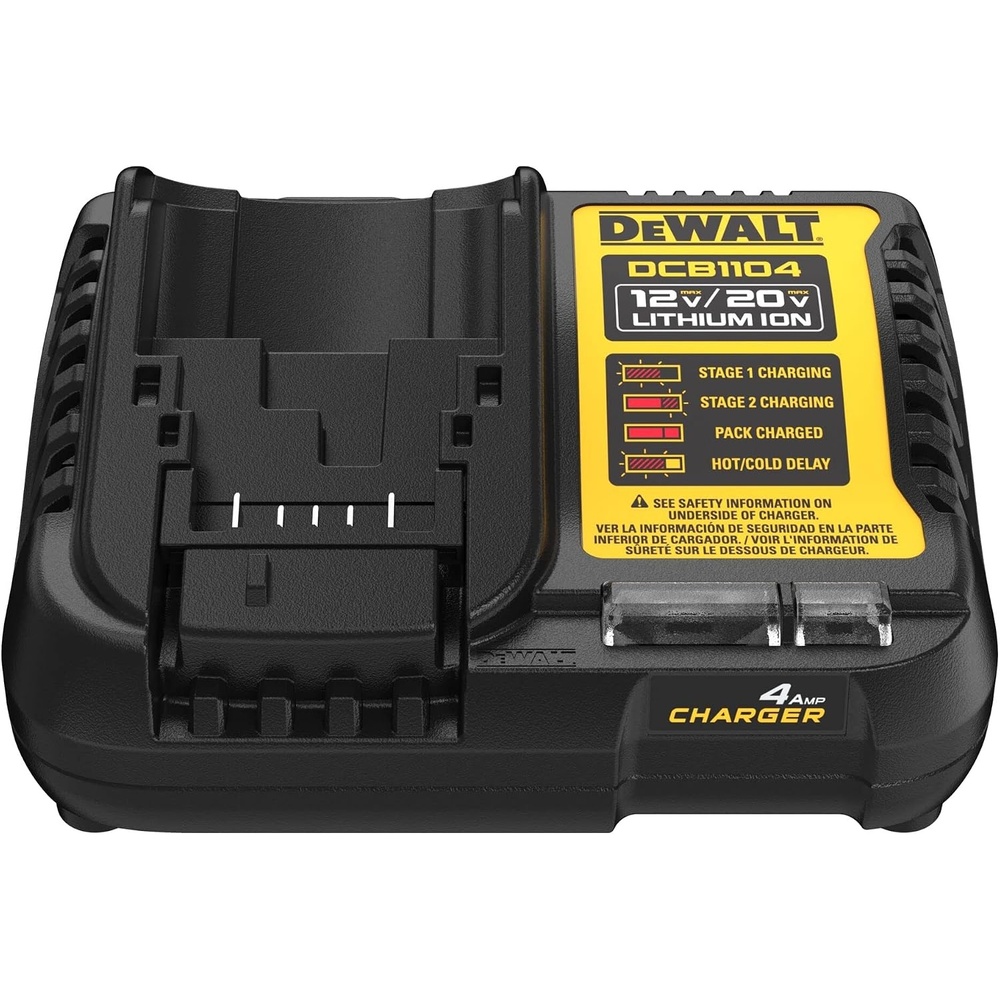 image:imageDEWALT 12V MAX20V MAX Lithium Ion Battery Charger 4 Amp DCB1104