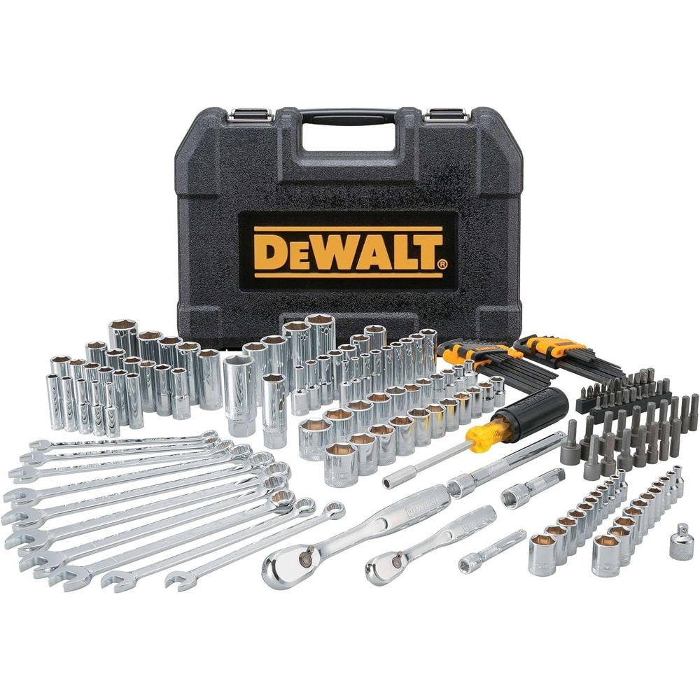 image:imageDEWALT Mechanics Tool Set 14 and 38 Inch Drive SAE 172Piece DWMT81533172 pc