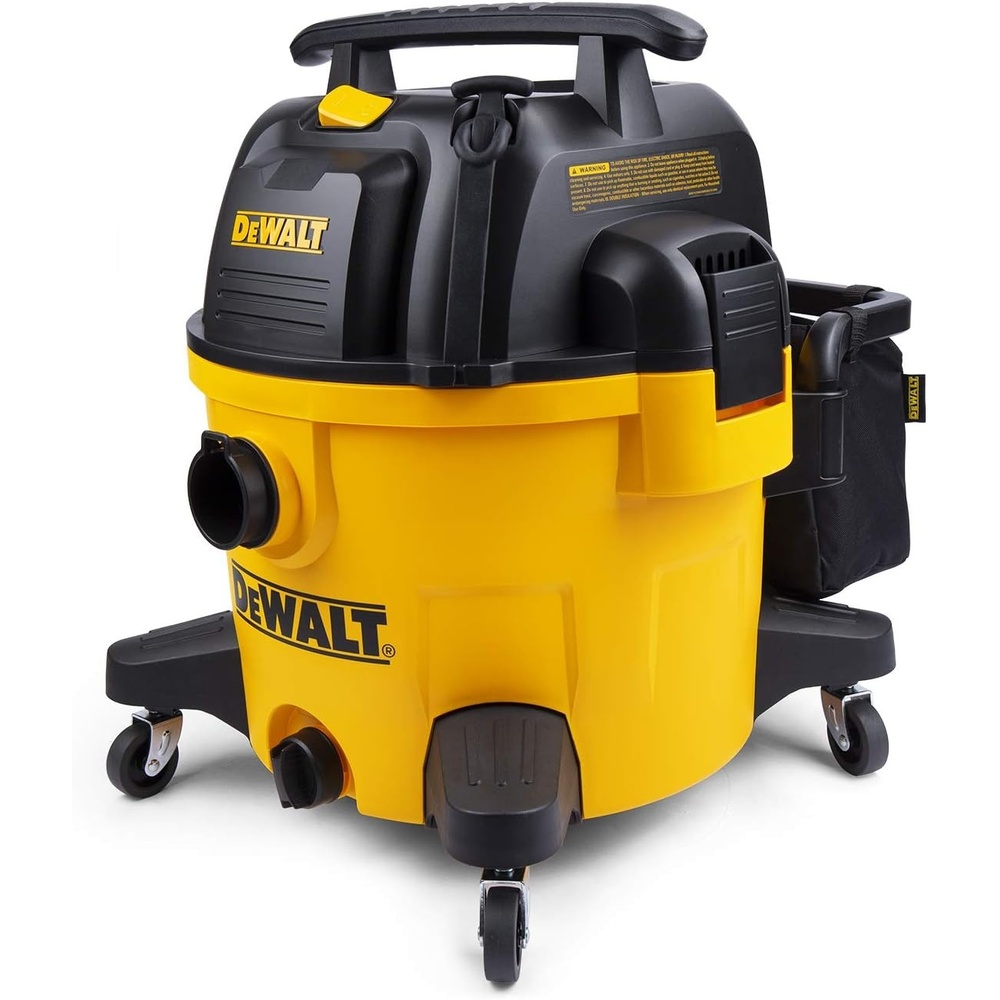 image:imageDEWALT Wet and Dry Vacuum 9 Gallon Poly WetDry Vac Yellow Shop Vacuum 5 HP Strong Suction for Jobsite Workshop 3 in 1 Multi Functions Model DXV09PWetDry Vac