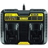 DEWALT 12/20V MAX Battery Charger, Corded, Dual Charging Station, 2-USB Ports Included (DCB102)