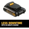 DEWALT 20V MAX Battery, Compact 1.5Ah (DCB201)(20V MAX 1.5 Ah)
