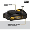 DEWALT 20V MAX Battery, Compact 1.5Ah (DCB201)(20V MAX 1.5 Ah)