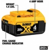 DEWALT 20V MAX* XR Battery, 4.0-Ah, 2-Pack (DCB204-2), Black(20V MAX XR)
