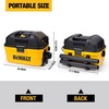DEWALT DXV04T 4 Gallon 5 Peak HP Portable Corded Wet/Dry Shop Vacuum