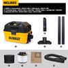 DEWALT DXV04T 4 Gallon 5 Peak HP Portable Corded Wet/Dry Shop Vacuum