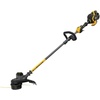 DEWALT FLEXVOLT 60V MAX* String Trimmer, Brushless, Two Speed, 15-Inch, 3-Ah Battery (DCST970X1)(w/ Extra Trimmer Line)
