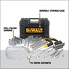 DEWALT Mechanics Tool Set, 1/4 and 3/8 Inch Drive, SAE, 172-Piece (DWMT81533)(172 pc)