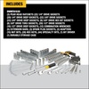DEWALT Mechanics Tool Set, 1/4 and 3/8 Inch Drive, SAE, 172-Piece (DWMT81533)(247 pc)