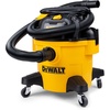 DEWALT Shop Vacuum 6 Gal 4 HP Poly Wet/Dry Vacuum with Blower DXV06P | Wet/Dry/Blower 3-in-1 with Portable Shop Vacuum Rubberized Casters for Easy Moving Ideal for Garage/Workshop/Jobsite