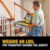 DEWALT Wet Tile Saw with Stand, 10-Inch, Corded (D24000S)(Wet tile saw w/stand)