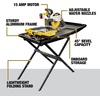 DEWALT Wet Tile Saw with Stand, 10-Inch, Corded (D24000S)(Wet tile saw w/stand)