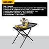 DEWALT Wet Tile Saw with Stand, 10-Inch, Corded (D24000S)(Wet tile saw w/stand)