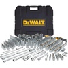 DEWALT 192 Pcs. Mechanics Tool Set, 1/2, 1/4, 3/8 Socket Set, SAE and Metric Socket Wrench Set, Hard Shell Tool Box (DWMT75049)(Mechanics Tool Set)
