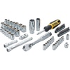 DEWALT 3/8″ & 1/4″ Drive Socket Set, 61-Piece 6-Point SAE & Metric (DWMT19257)(1/4″ Drive & 3/8″ Drive)