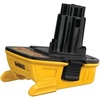 DEWALT Battery Adapter 18V to 20V, For Drills, Sanders and More, Charger Not Included (DCA1820)(Adapter w/o 20V batteries)