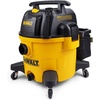 DEWALT Wet and Dry Vacuum 9 Gallon Poly Wet/Dry Vac Yellow Shop Vacuum 5 HP Strong Suction for Jobsite, Workshop 3 in 1 Multi Functions Model: DXV09P(Wet/Dry Vac)