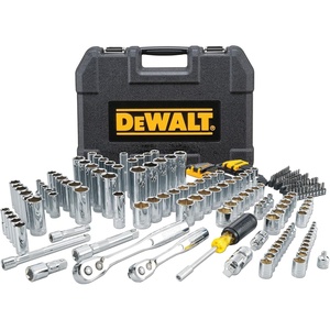 DEWALT Mechanics Tool Set, 1/4″, 3/8″, 1/2″ Drive Tools, Sockets and Ratchets, 200 Piece (DWMT45007)(200 Piece Set)