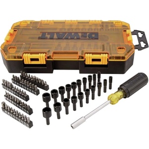 DEWALT Screwdriver Bit Set with Nut Drivers, 71-Piece (DWMT73808)(1/4″)