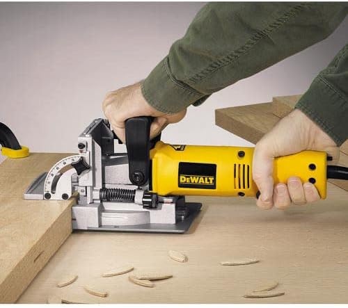 image:imageDEWALT Biscuit Joiner 65 Amp 10000 RPM Retractable 45 Degree Notch for Depth Spots DW682KPlate joiner
