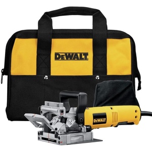 DEWALT Biscuit Joiner, 6.5 Amp, 10,000 RPM, Retractable 45 Degree Notch, for Depth Spots (DW682K)(Plate joiner)