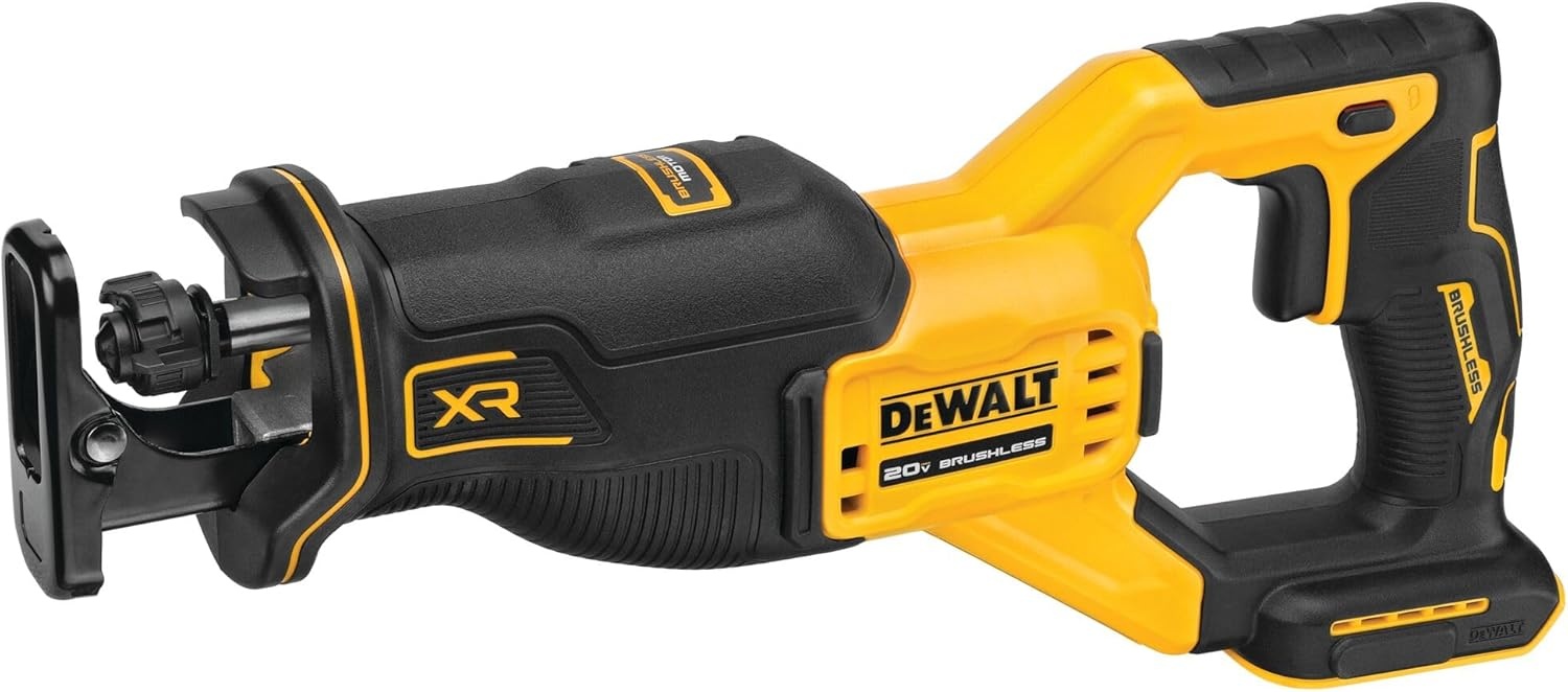 image:imageDEWALT 20V MAX Reciprocating Saw Cordless 2Finger Variable Trigger Keyless Blade Clamp Tool Only DCS382B