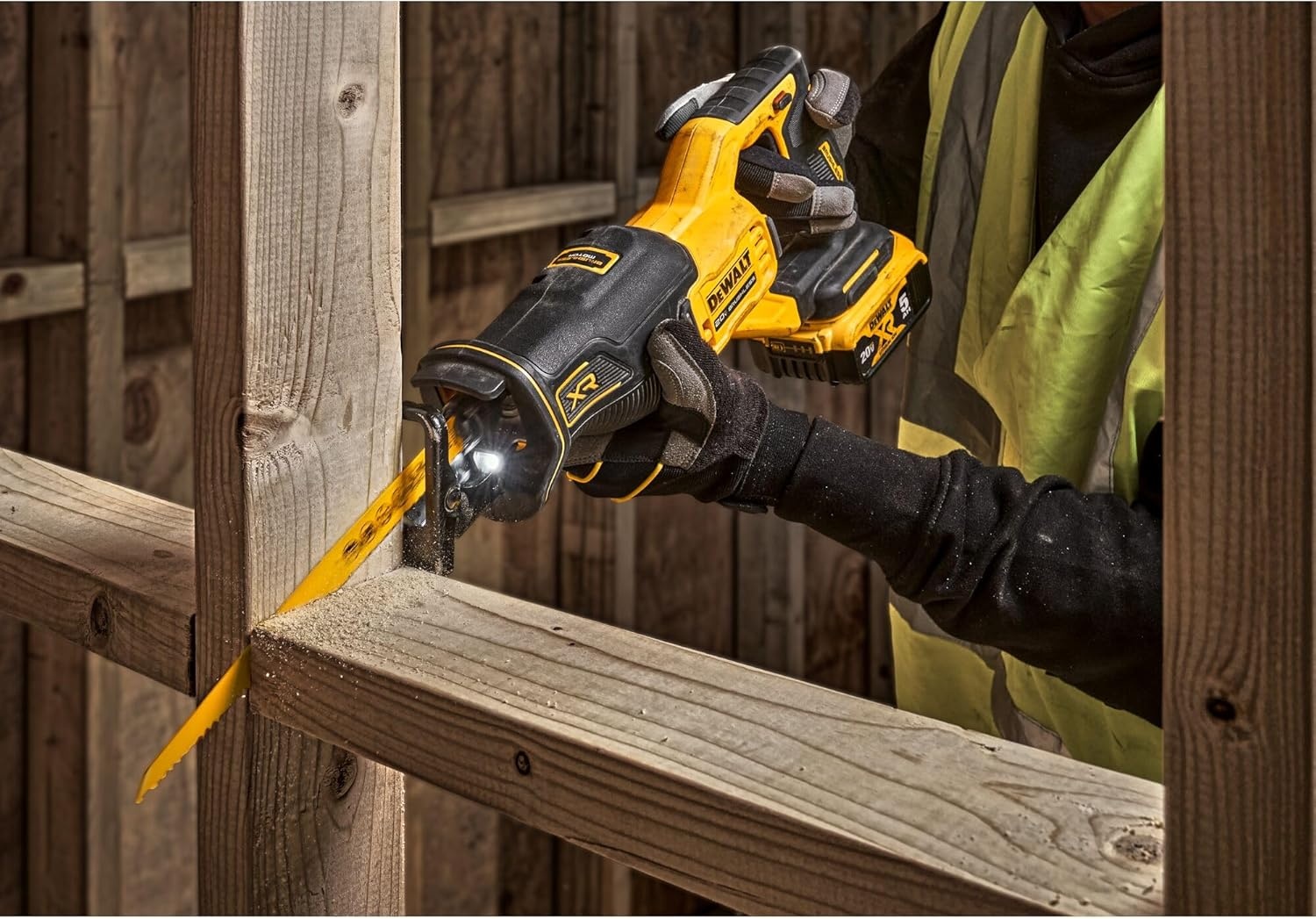 image:imageDEWALT 20V MAX Reciprocating Saw Cordless 2Finger Variable Trigger Keyless Blade Clamp Tool Only DCS382B