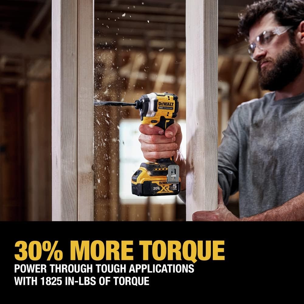 image:imageDEWALT ATOMIC 20V MAX 14 in Brushless Cordless Impact Driver Kit with Battery and Charger Included DCF850P1