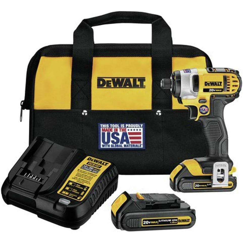 image:imageDeWalt DCF885C2 20V MAX Lithium Ion 14 Impact Driver Kit 15AhImpact Driver Kit Only