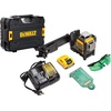 DEWALT 12V MAX Line Laser, 3 X 360, Green with Laser Measure Tool/Distance Meter, 100-Feet with Bluetooth (DW089LG & DW099S)