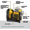 DEWALT 12V MAX Line Laser, 3 X 360, Green with Laser Measure Tool/Distance Meter, 100-Feet with Bluetooth (DW089LG & DW099S)
