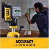 DEWALT Laser Level, Multi-Line, Green, 30-Foot Range (One Size)(Green Line Laser)