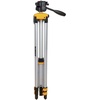 DEWALT Laser Level Tripod, ¼ x 20 Thread Mount, Collapsible Legs, Non-Skid Feet, Carrying Pouch Included (DW0881T)(New titling-head tripod)