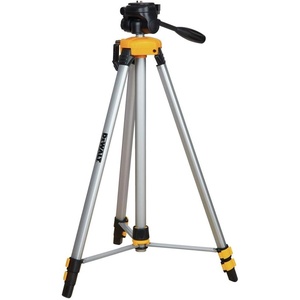 DEWALT Laser Level Tripod, ¼ x 20 Thread Mount, Collapsible Legs, Non-Skid Feet, Carrying Pouch Included (DW0881T)(New titling-head tripod)