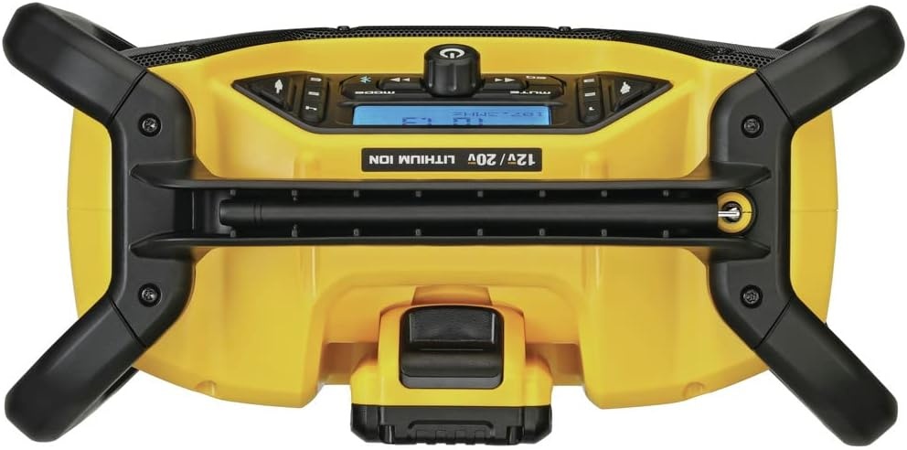 image:imageDEWALT 12V20V MAX Portable Bluetooth Radio Cordless 100 ft Range 35 Subwoofers Jobsite DCR028B