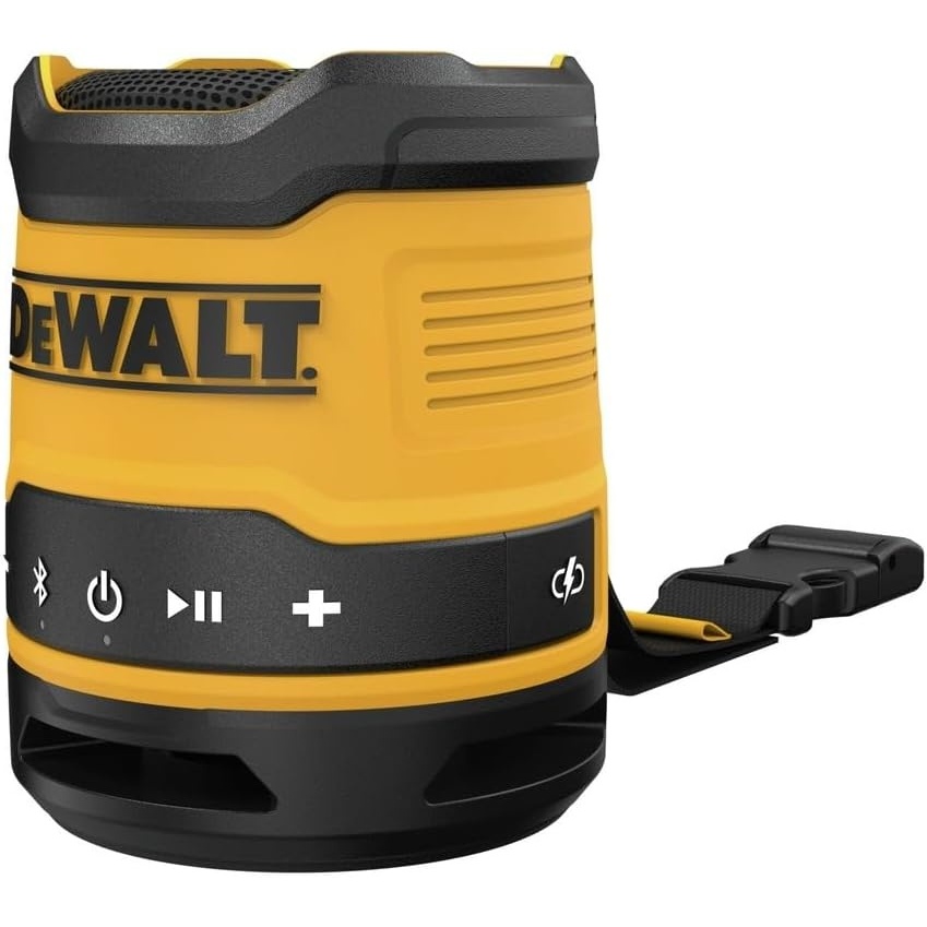 image:imageDEWALT Bluetooth Speaker USBC Rechargeable Jobsite DCR008Speaker