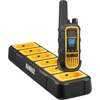 DEWALT DXFRS800 FRS Walkie Talkies, Long Range 2 Way Radio, 2W, IP67 Waterproof, Rechargeable, 2 Pack, DXFRS800(2 Watt – 6 Pack)