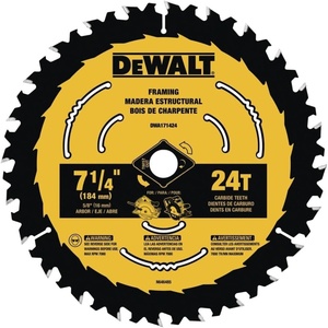 DEWALT Circular Saw Blade, 7 1/4 Inch, 24 Tooth, Wood Cutting, 3 Pack (DWA1714243)(New)