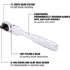 DEWALT DWMT81154 1/4IN Drive Flex Head Ratchet(1/4 Inch Drive)