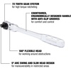 DEWALT DWMT81154 1/4IN Drive Flex Head Ratchet(3/8 Inch Drive)