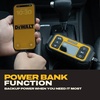DEWALT Tire Inflator, Portable Air Compressor with Digital Pressure Gauge & Auto Shut Off, 150 PSI 12V DC Corded & Battery Powered Car Tire Pump with LED Light for Car, Motorcycle, Bike, Sports Balls