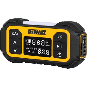 DEWALT Tire Inflator, Portable Air Compressor with Digital Pressure Gauge & Auto Shut Off, 150 PSI 12V DC Corded & Battery Powered Car Tire Pump with LED Light for Car, Motorcycle, Bike, Sports Balls