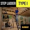 DeWalt Type I 250lb Rated FG Stepladder 8′ DXL3110-08