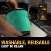 DEWALT HEPA Shop Vac Filter Replacement DXVC6914 | Washable & Reuseable Cartridge Vacuum Filter for Most Dewalt 6-16 Gallon Wet Dry Vacs (Not Fit for DXV06G DXV06PL DXV08S )(DXVC6914)
