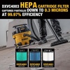 DEWALT HEPA Shop Vac Filter Replacement DXVC6914 | Washable & Reuseable Cartridge Vacuum Filter for Most Dewalt 6-16 Gallon Wet Dry Vacs (Not Fit for DXV06G DXV06PL DXV08S )(DXVC4003)
