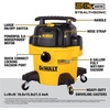 DEWALT STEALTHSONIC Wet Dry Shop Vacuum 6 Gallon 5 Peak HP, DXV06P-QTA | Ultra Quiet Motor with Powerful Suction, 6 Dust Bages and Complete Attachment Set for Garage, Workshop, Jobsite and Basement(6 Gallon (6 Dust Bags))