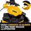 DEWALT Shop Vacuum Wet and Dry 9 Gallon 5 HP with Detachable Blower | Full Accessory Kit & Storage Bag, ideal for Garage Workshop Lawn Yard Patio & Outdoor Leaves Cleaning, DXV209PC(12 Gallon + 6 Dust Bags)