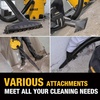 DEWALT Shop Vacuum Wet and Dry 9 Gallon 5 HP with Detachable Blower | Full Accessory Kit & Storage Bag, ideal for Garage Workshop Lawn Yard Patio & Outdoor Leaves Cleaning, DXV209PC(12 Gallon + 6 Dust Bags)
