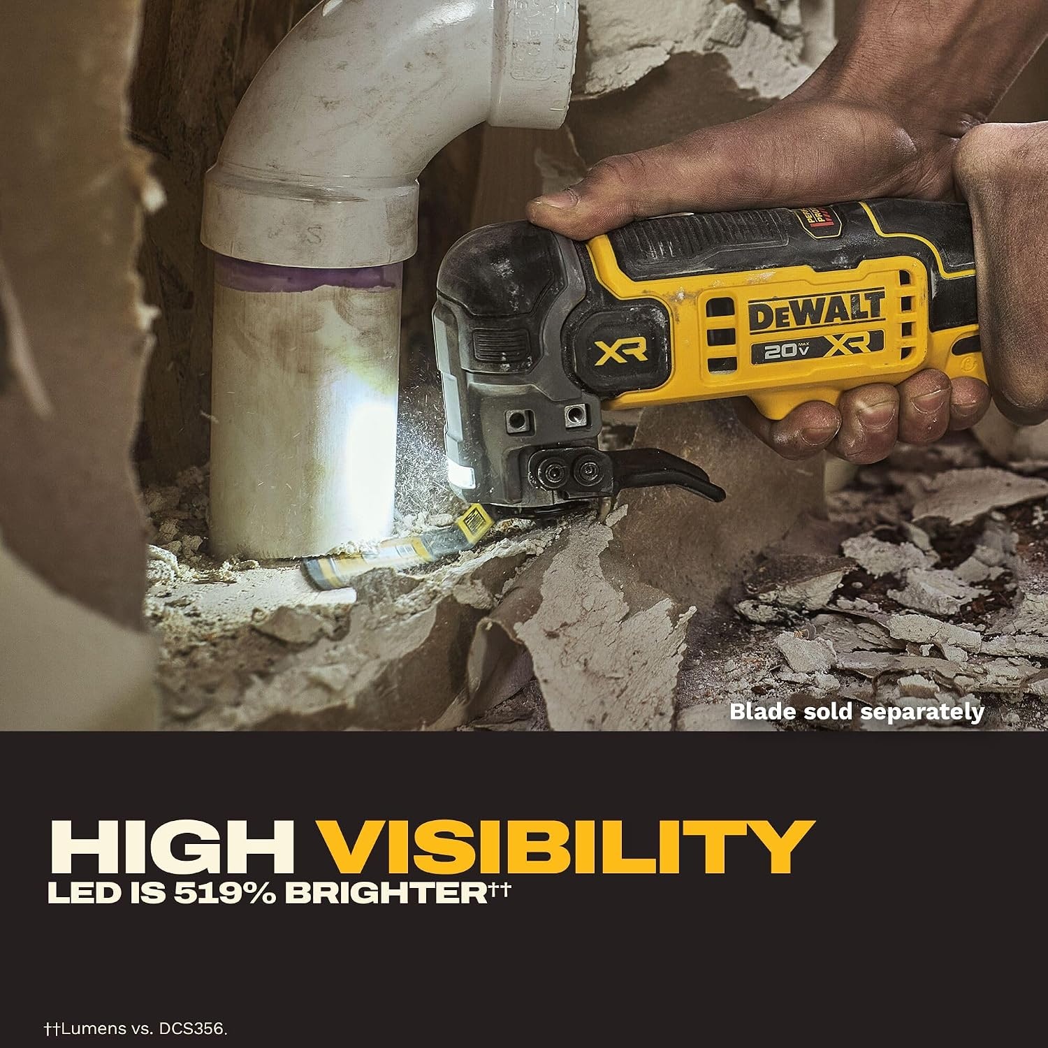image:imageDEWALT 20V MAX XR Oscillating Multitool with Battery and Charger DCS359E1